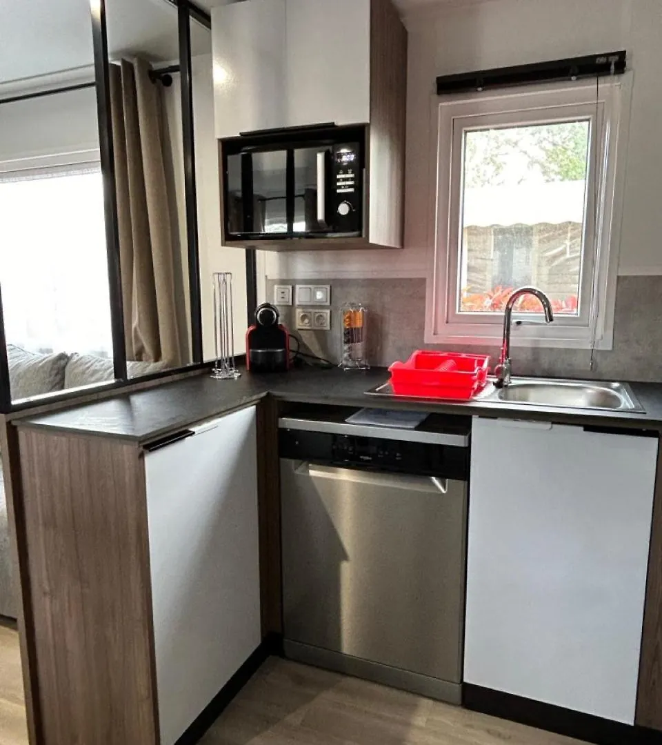 בקתה קונדרו Le Paradis Du Rhone - Mobilhome Moderne Et Confortable