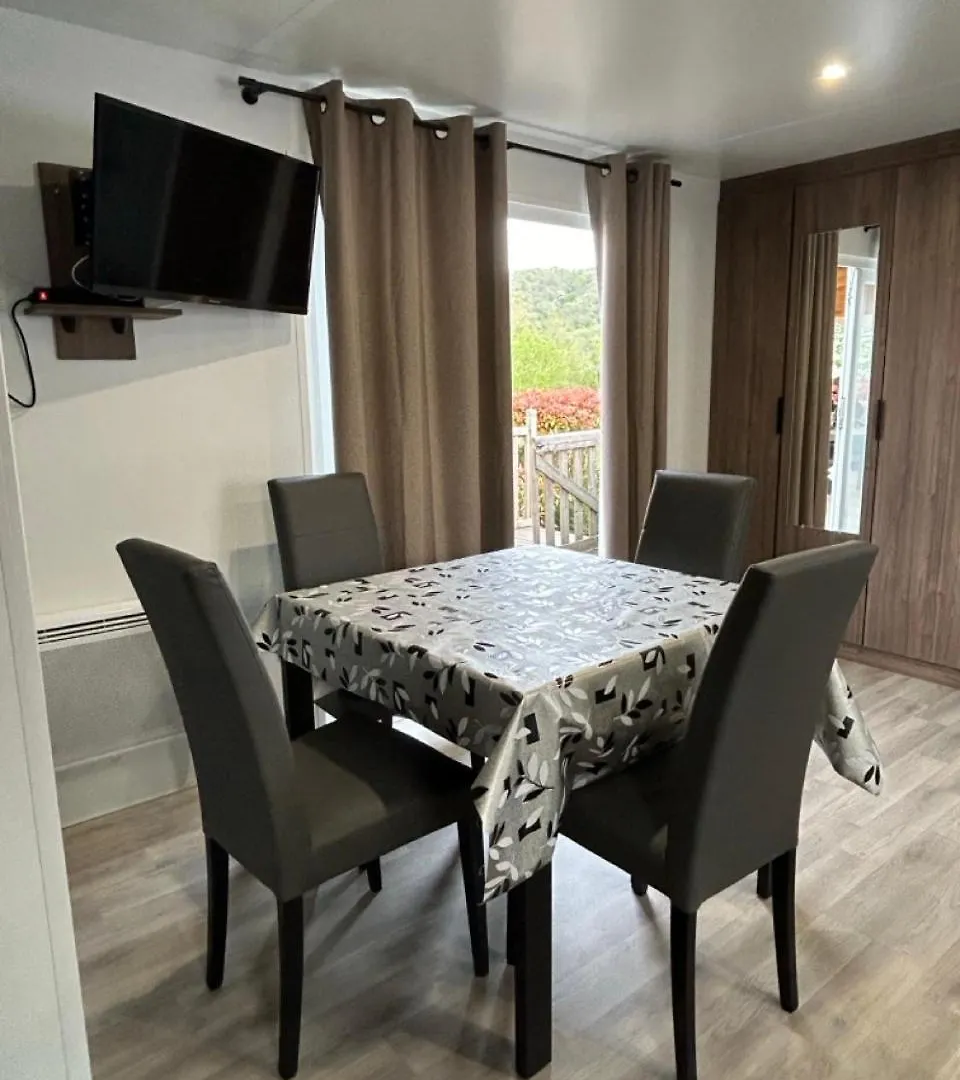 קונדרו Le Paradis Du Rhone - Mobilhome Moderne Et Confortable בקתה